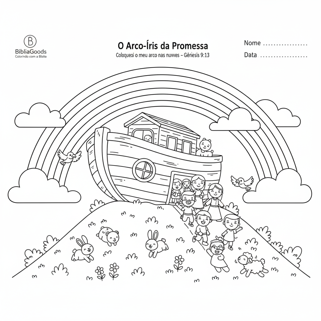 Desenho de Jonas e a baleia